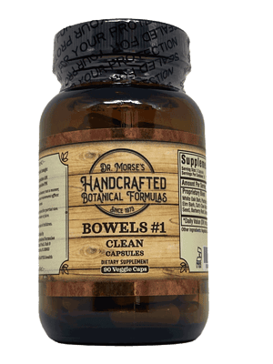 Bowel1_CAP Bowels – Clean #1 (90ct Capsules) - HBF
