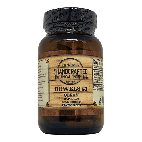 Bowel1_CAP Bowels – Clean #1 (90ct Capsules) - HBF