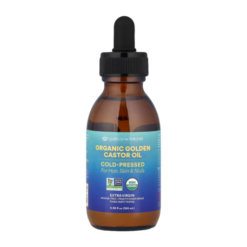 Castor Oil 3.38 Organic Golden Castor Oil 3.38oz