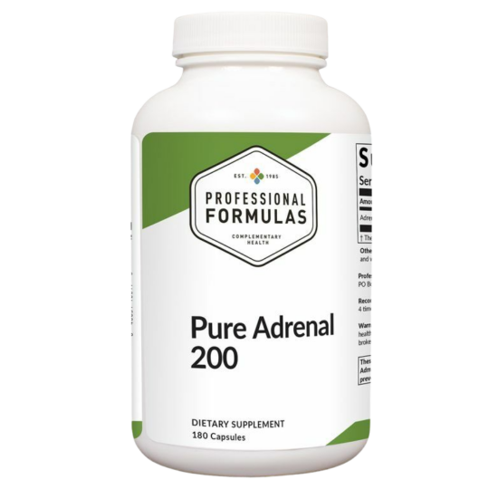 Bottle of Professional Formulas' Pure Adrenal 200